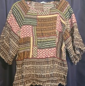 Medium color block shirt